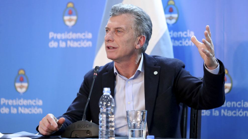 Macri, en la conferencia de prensa en la que justificó el veto