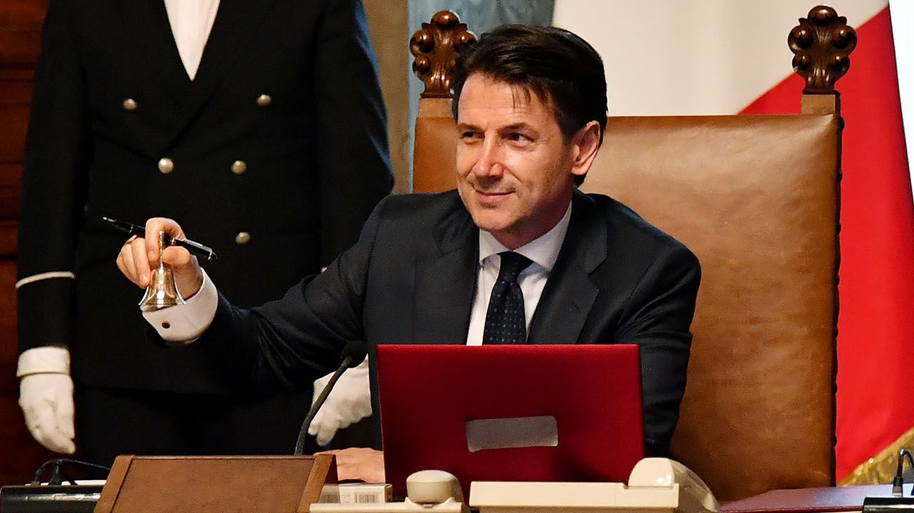 Giuseppe Conte asumió como nuevo primer ministro de Italia.