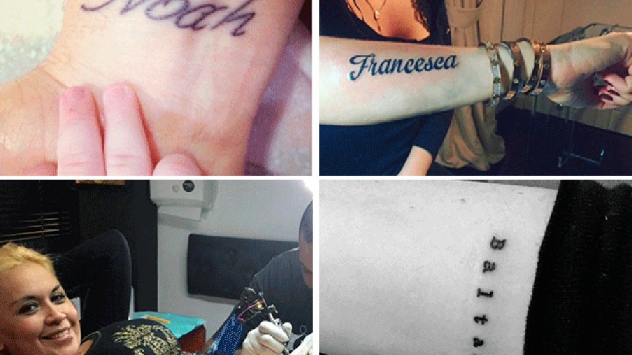 Amores incondicionales: famosos con tatuajes en honor a sus hijos | Exitoina