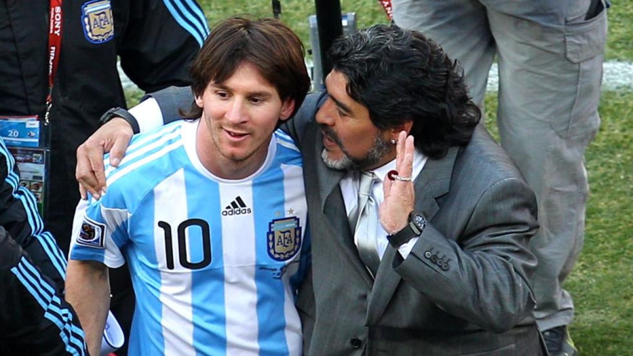 Maradona, Messi y un video in�dito del Mundial Sudafrica 2010 | 442