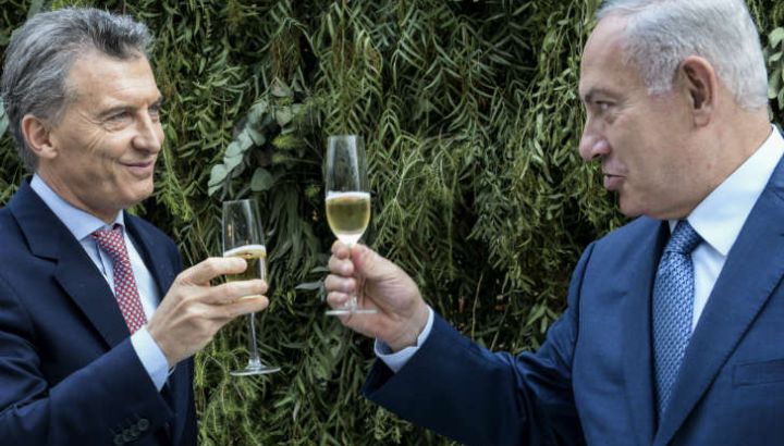Mauricio Macri y Benjamín Netanyahu