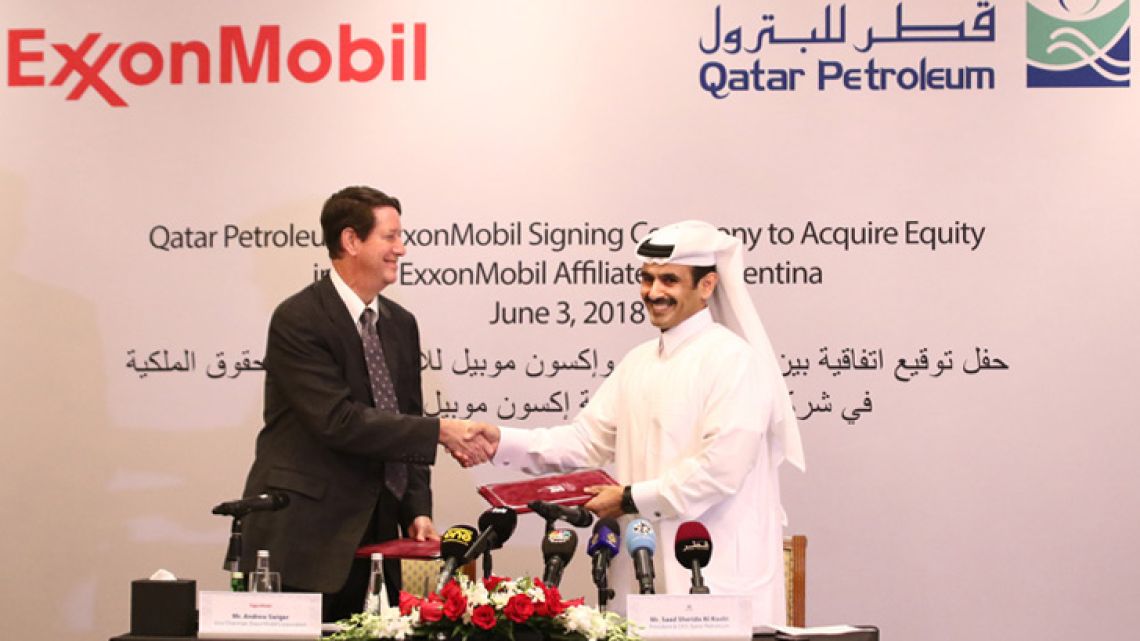 Agreements were signed by Saad Sherida Al-Kaabi, president & CEO of Qatar Petroleum, and Andrew P. Swiger, Vice-President and Principal Financial Officer of Exxon Mobil Corporation, at a ceremony held in Doha.