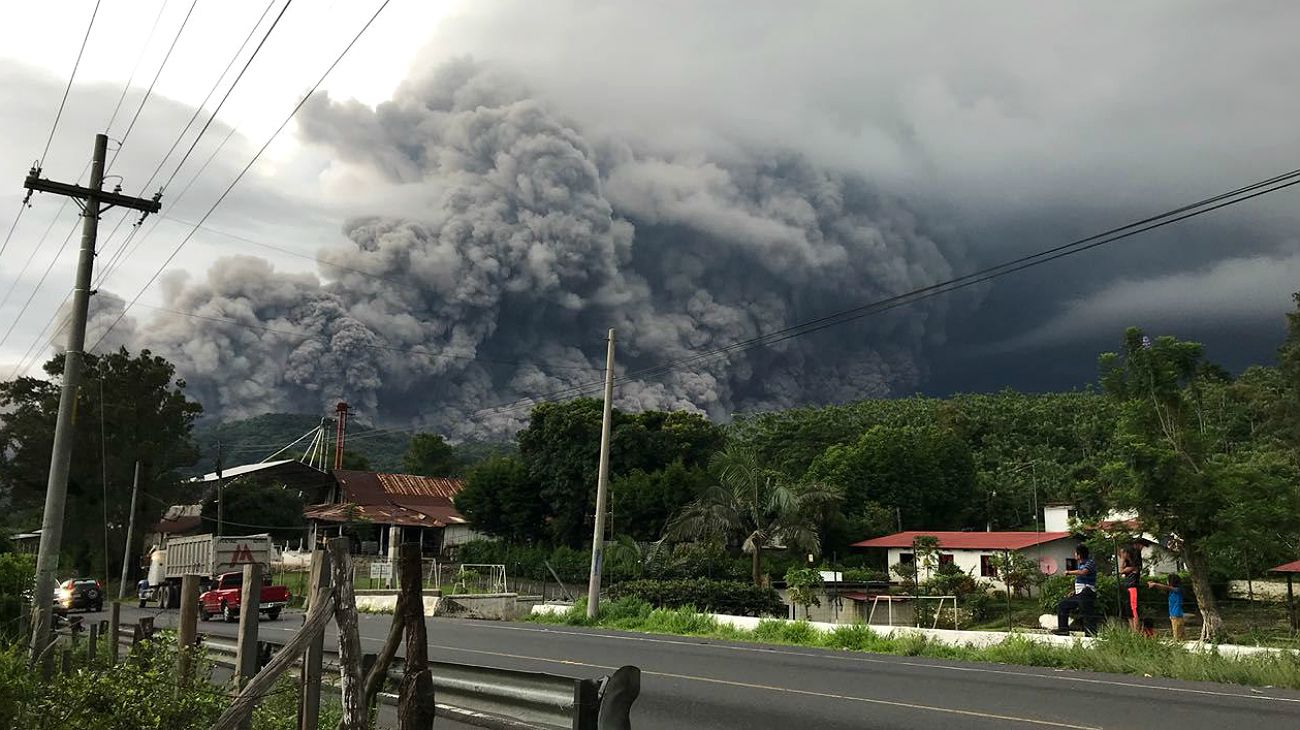 Volcán de Fuego, Guatemala.