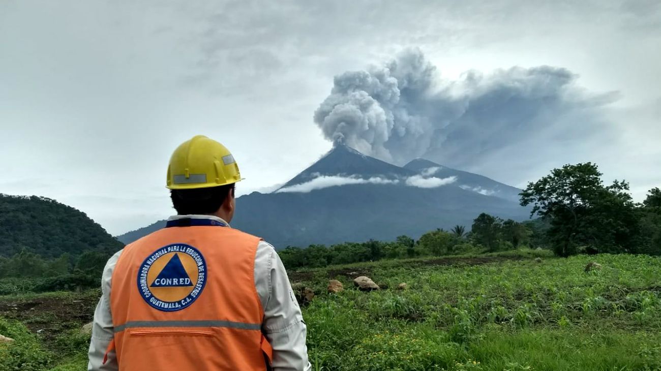 Volcán de Fuego, Guatemala.