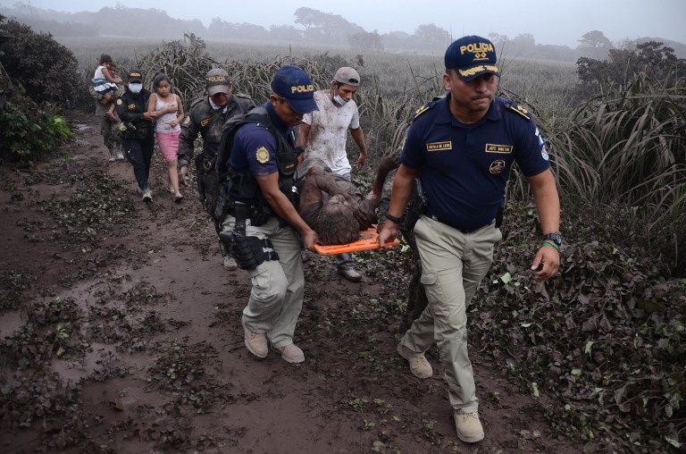 "Estado de calamidad" en Guatemala por la erupción de Volcán de Fuego