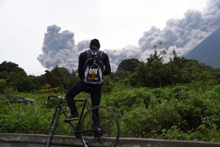 "Estado de calamidad" en Guatemala por la erupción de Volcán de Fuego