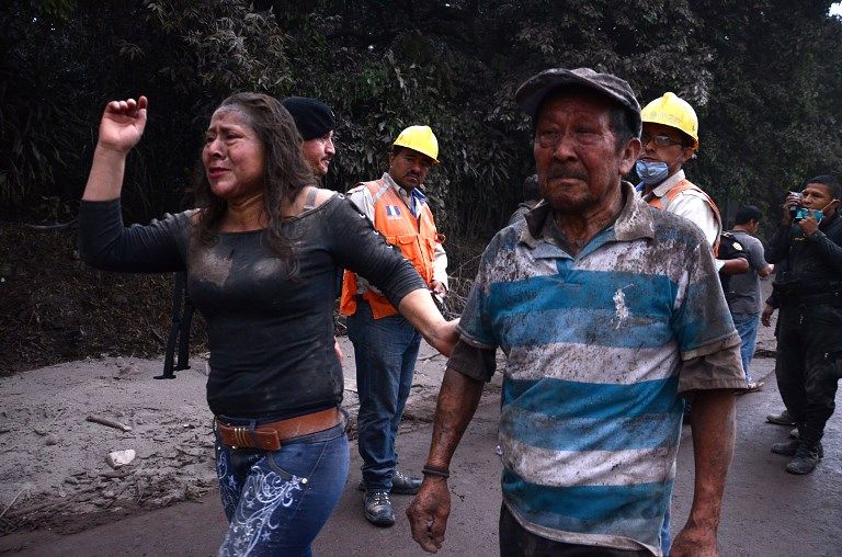 "Estado de calamidad" en Guatemala por la erupción de Volcán de Fuego