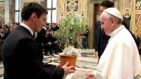 El Papa Franciso y Leo Messi