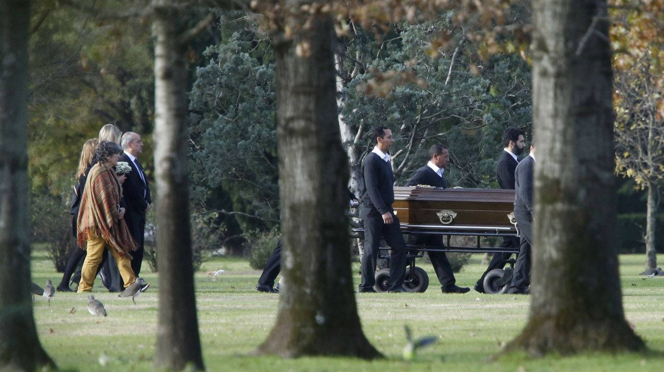 Imagenes del funeral de Ines Zorreguieta.