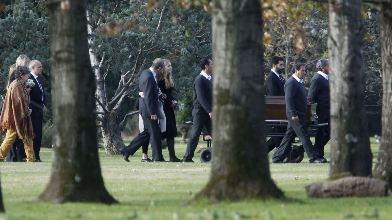 Imagenes del funeral de Ines Zorreguieta.