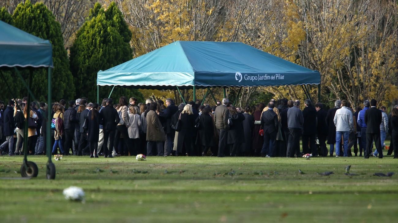 Imagenes del funeral de Ines Zorreguieta.