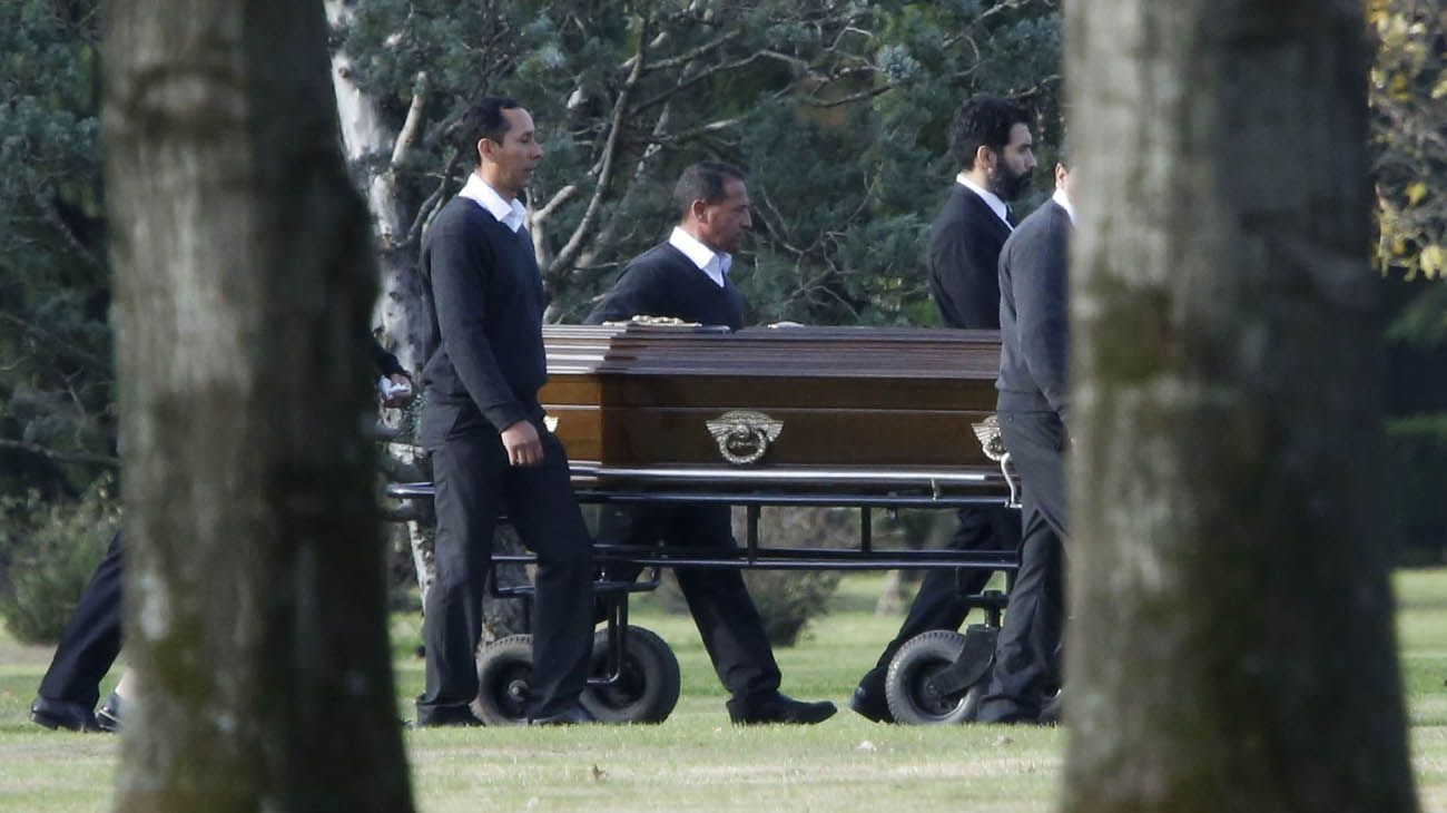 Imagenes del funeral de Ines Zorreguieta.