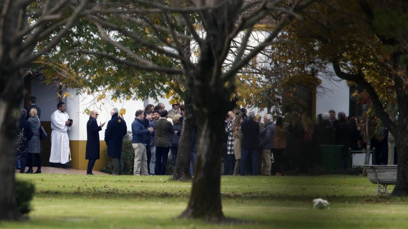 Imagenes del funeral de Ines Zorreguieta.