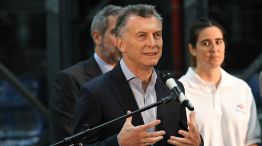 Macri habló tras su recorrida por la planta de Luchetti.