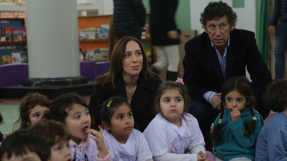 María Eugenia Vidal y el intendente de San Isidro Gustavo Posse