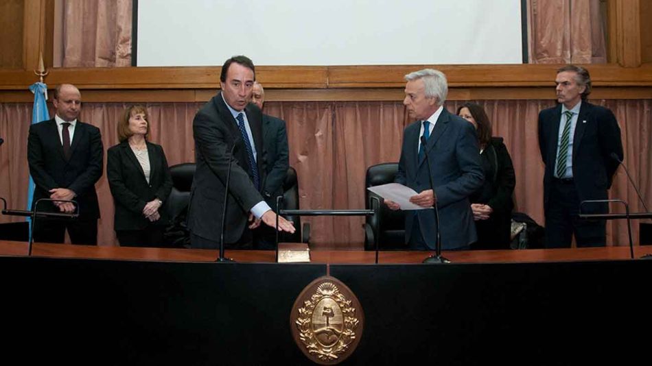 Martín Irurzun, presidente de la Cámara Nacional de Apelaciones en lo Criminal y Correccional Federal, le tomó juramento a Mariano Llorens como juez de la Sala I.