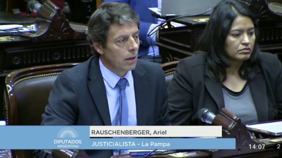Ariel Rauschenberger, diputado justicialista de La Pampa