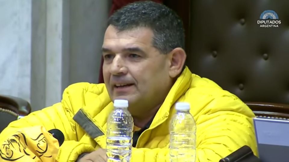 Alfredo Olmedo, en la sesión que debatió el aborto en Diputados.