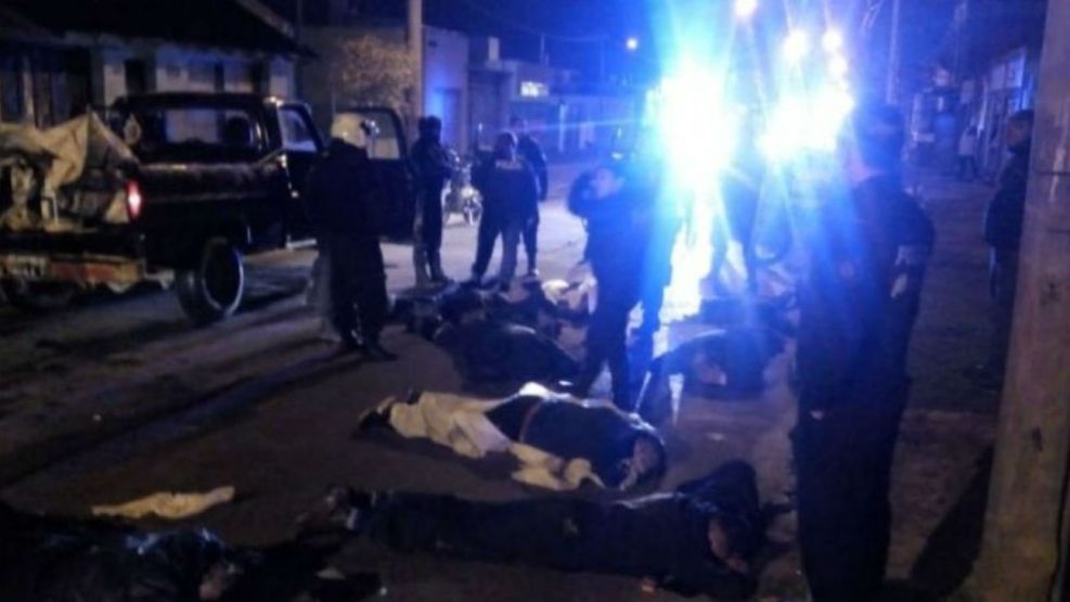 La policía arrestó a once gremialistas tras el tiroteo.