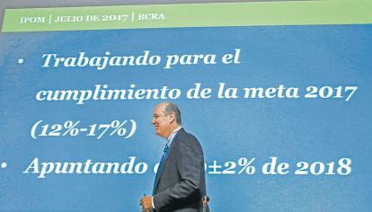 Flotacion. Las intervenciones esporádicas de Sturzenegger generaron confusión e incertidumbre.