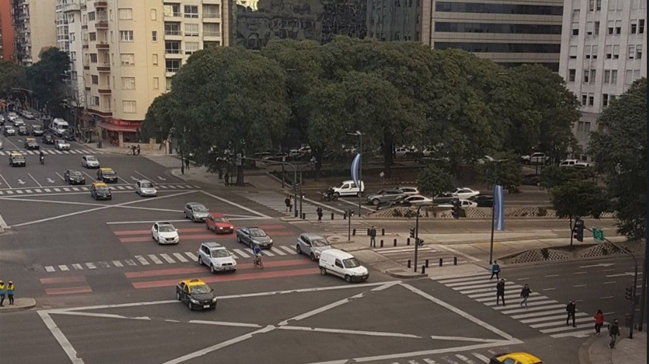  Tránsito en Av 9 de Julio y av Belgrano