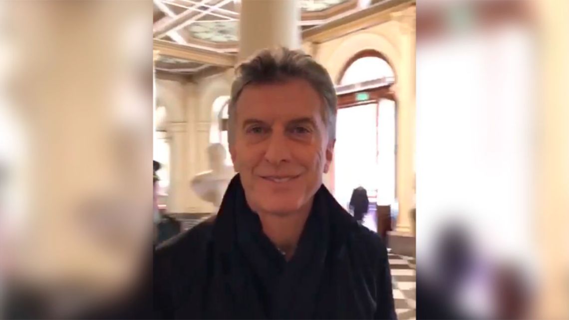 Video | Mauricio Macri desafió a los gremios desde Casa ...