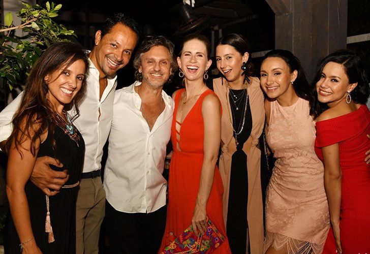 Milena Cerna, Fernando Cerna, Pablo Massey, Erika Thomas, Marina Bertrand, María Moreno y Karla Torrez