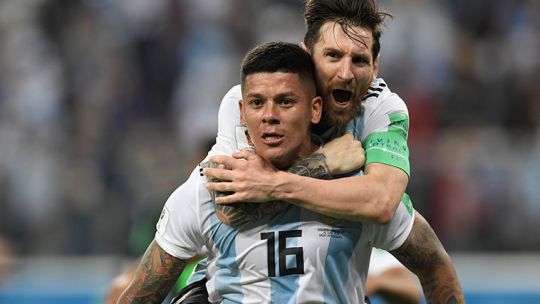 Gol de Marcos Rojo.
