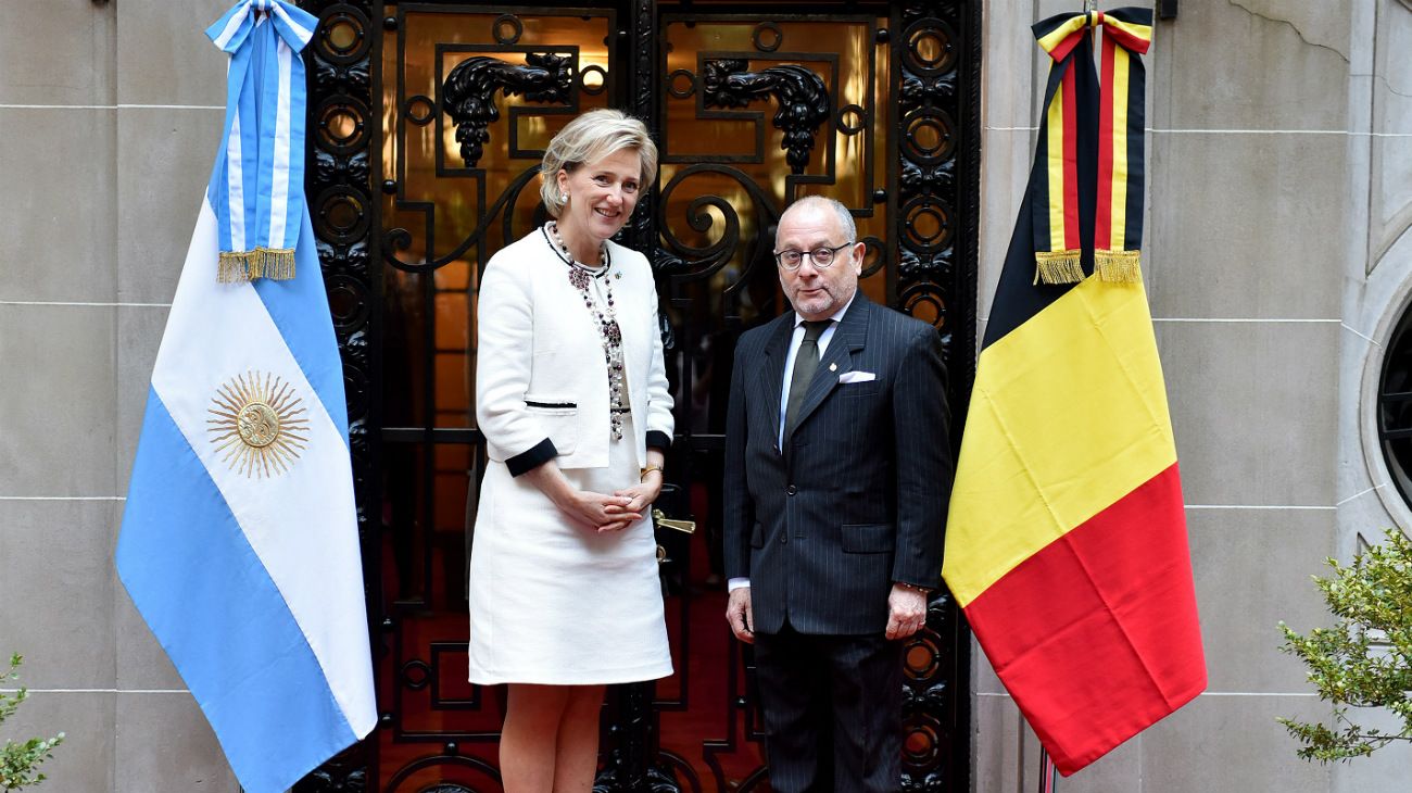 Una Princesa en Buenos Aires. Astrid de Bélgica se reunió con Michetti, Macri y Faurie en el marco de una gira económica por Argentina y Uruguay.