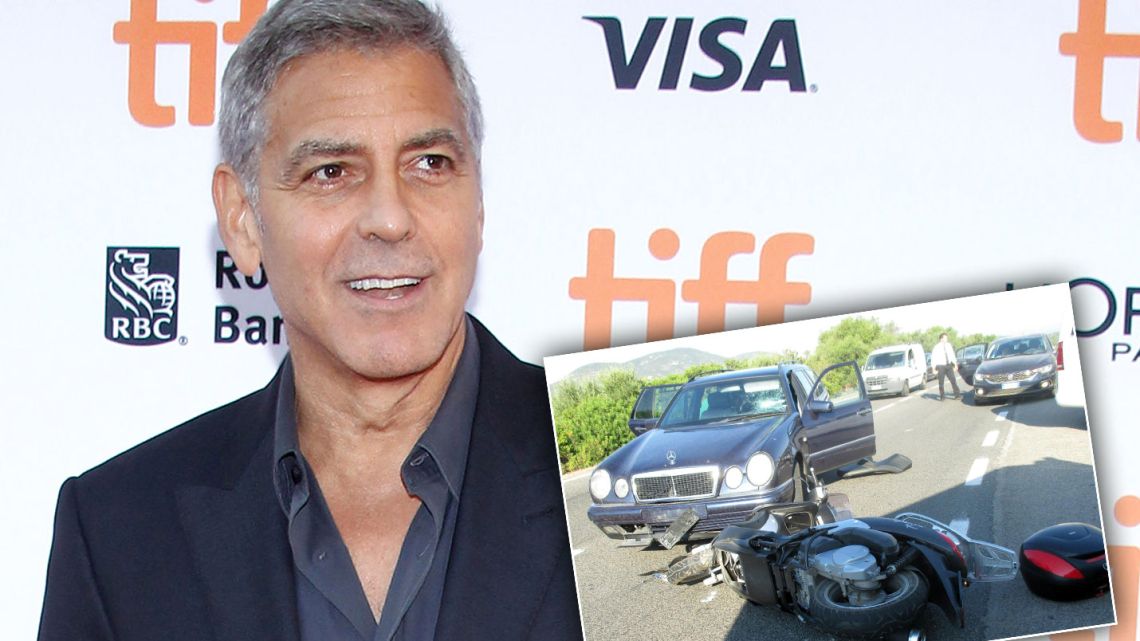 Parabrisas | El casco le salvó la vida a George Clooney