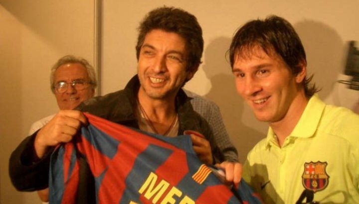 Messi y Ricardo Darín