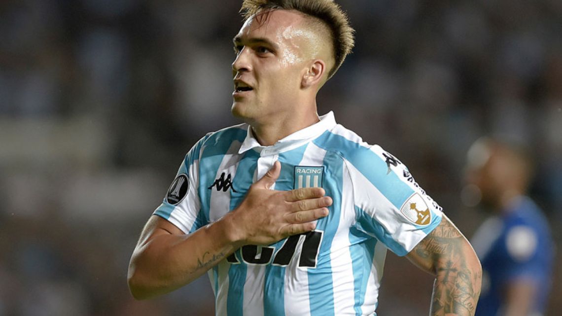 Inter Milan have signed Argentina forward Lautaro Martínez from Racing Club, it was announced on Wednesday.