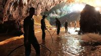 Extrema tensión en las tareas en la cueva de Tailandia.