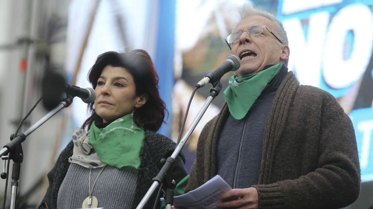 Gerardo Romano fue uno de los actores que convocó a la marcha contra el Fondo Monetario Internacional.