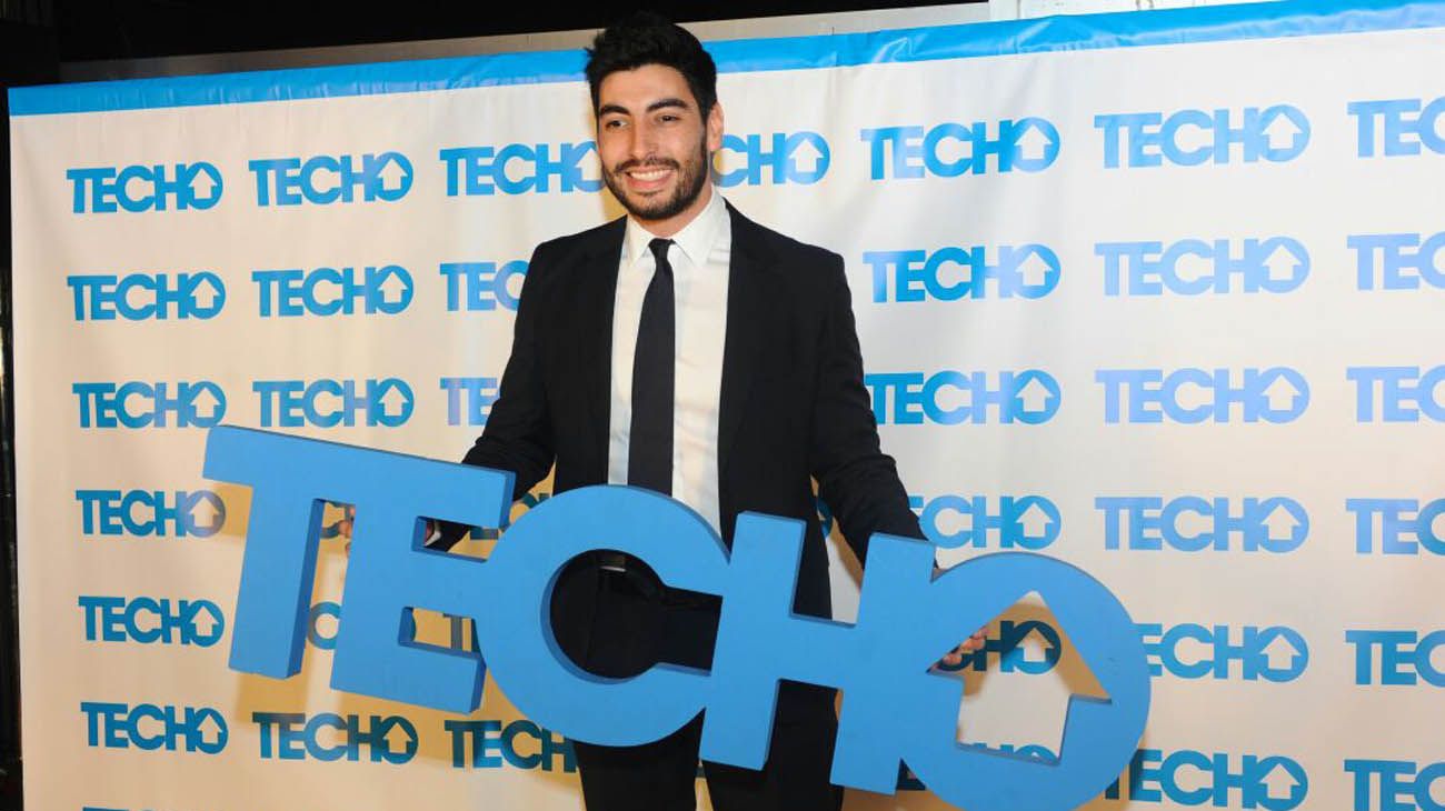 Facundo Moyano participó del evento de TECHO. 