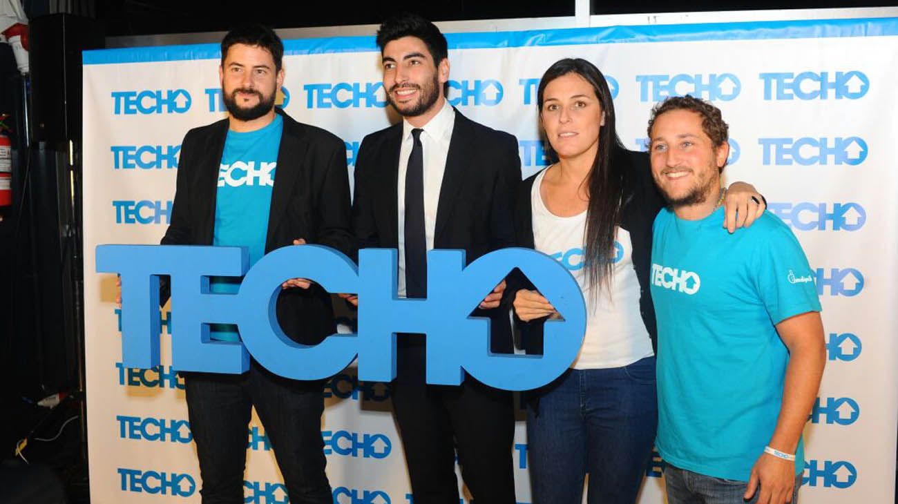 Facundo Moyano presente en el evento organizado por TECHO.