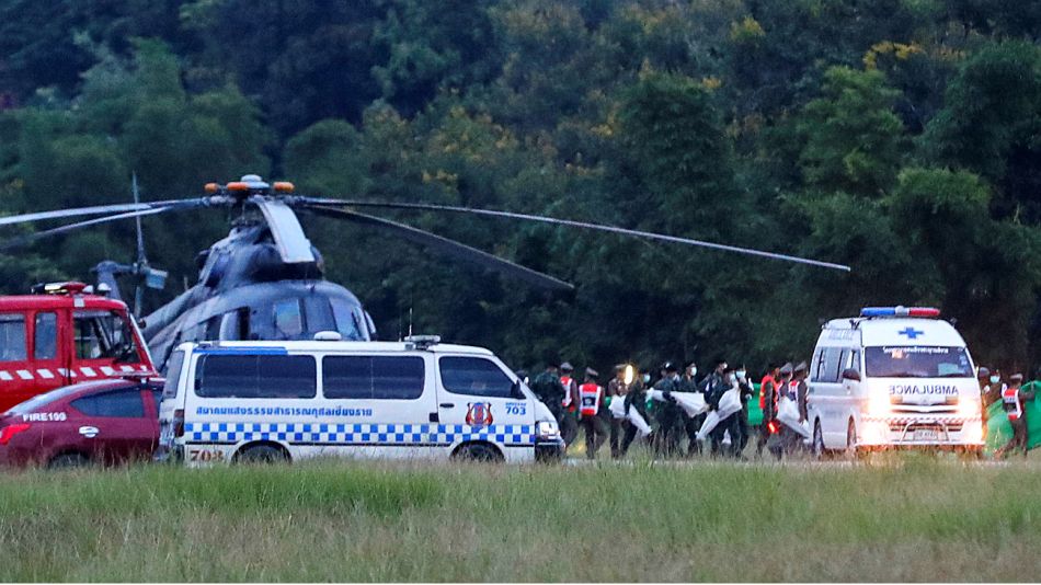 Culminó con éxito el rescate de los chicos en Tailandia.