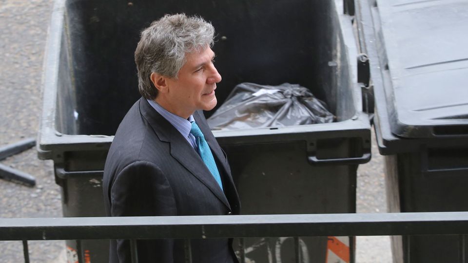 Amado Boudou ingresa a los Tribunales Federales de Comodoro Py.