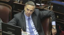 El jefe del Bloque Justicialista del Senado, Miguel Pichetto.