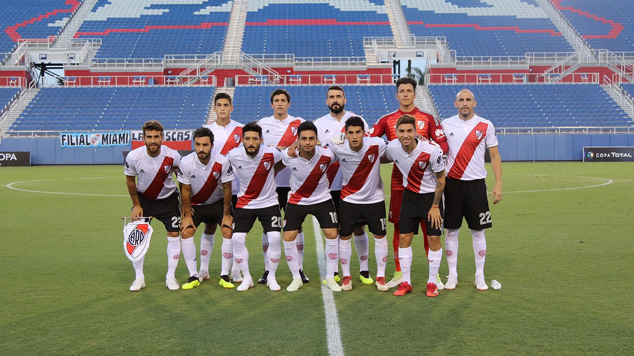 River y Millonarios de Colombia se enfrentaron en Boca Ratón.