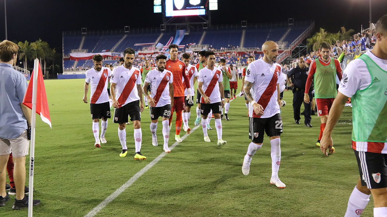 River y Millonarios de Colombia se enfrentaron en Boca Ratón.