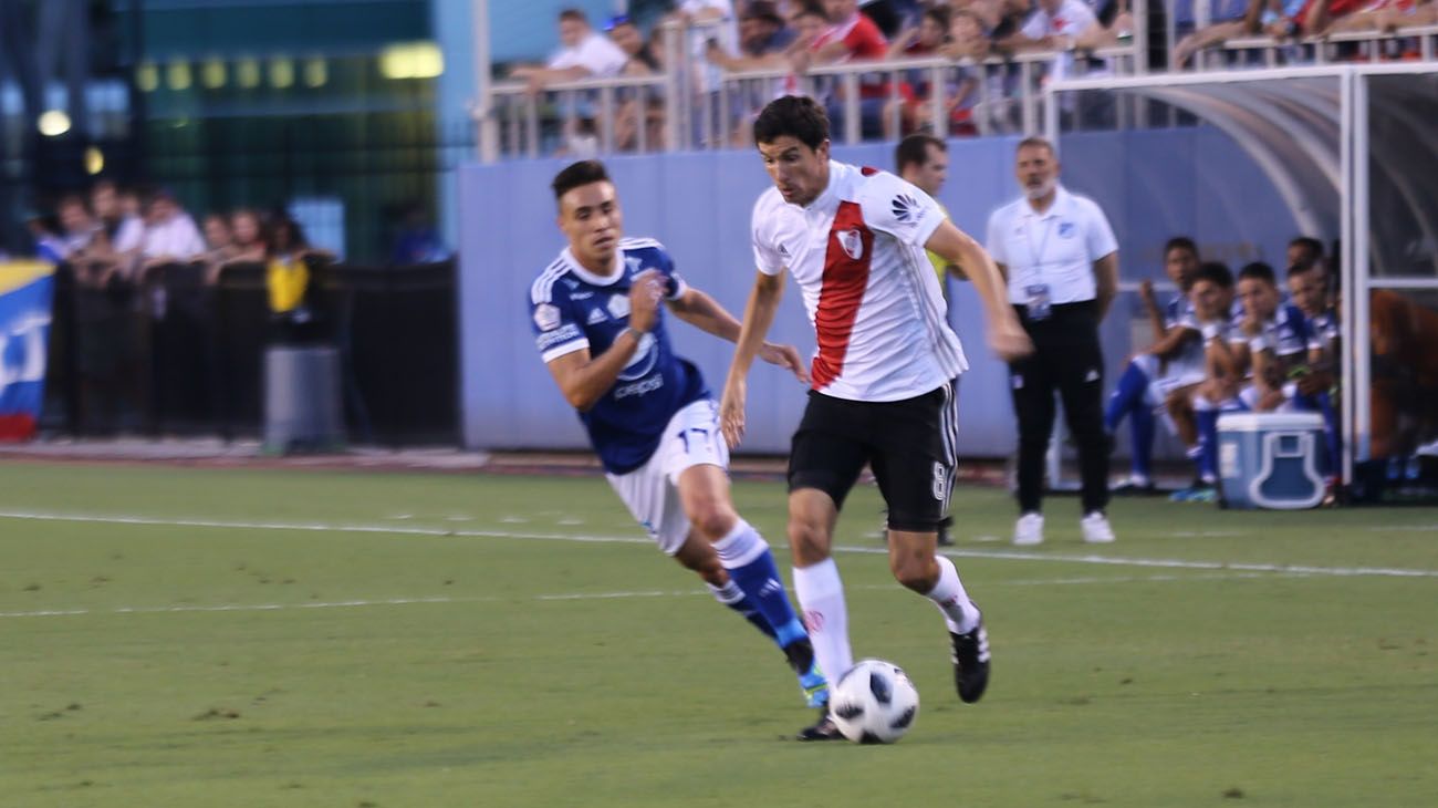 River y Millonarios de Colombia se enfrentaron en Boca Ratón.