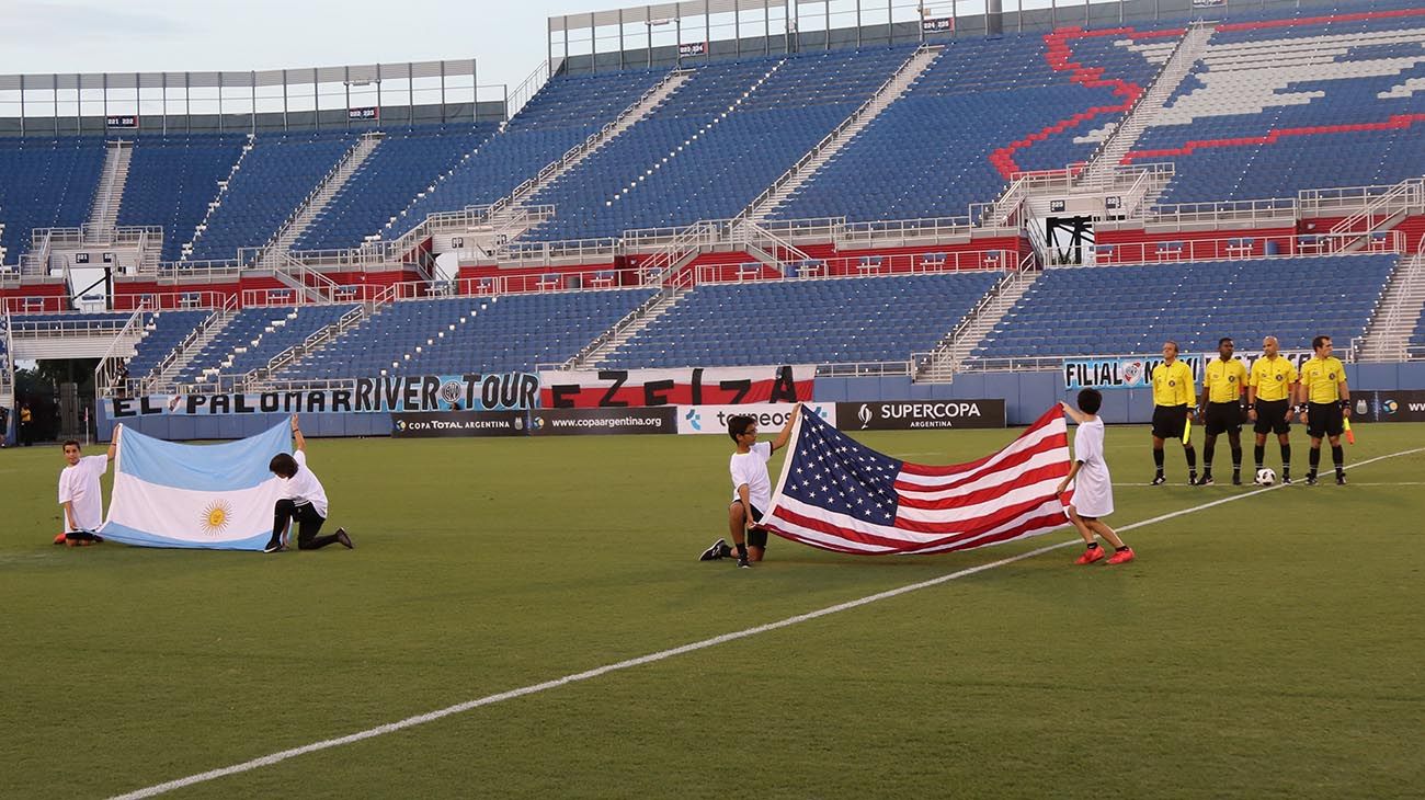 River y Millonarios de Colombia se enfrentaron en Boca Ratón.