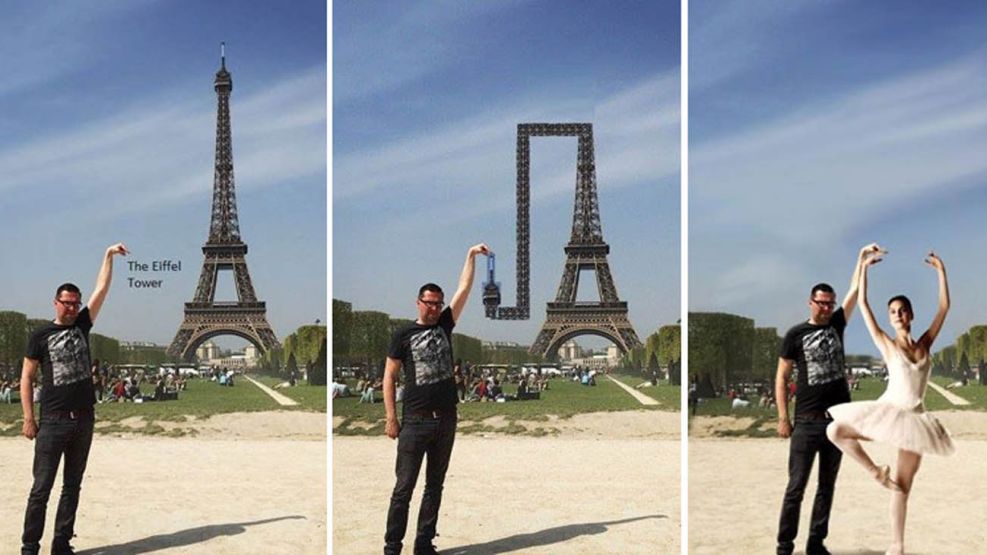 El "photoshopeo" de turistas en diversos destinos ya es un clásico en la web