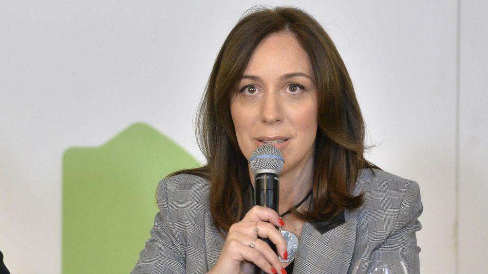 La gobernadora bonaerense María Eugenia Vidal.