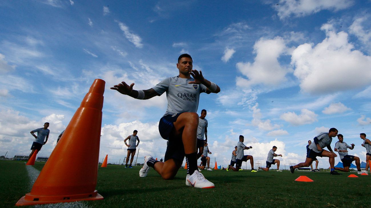 Boca entrena