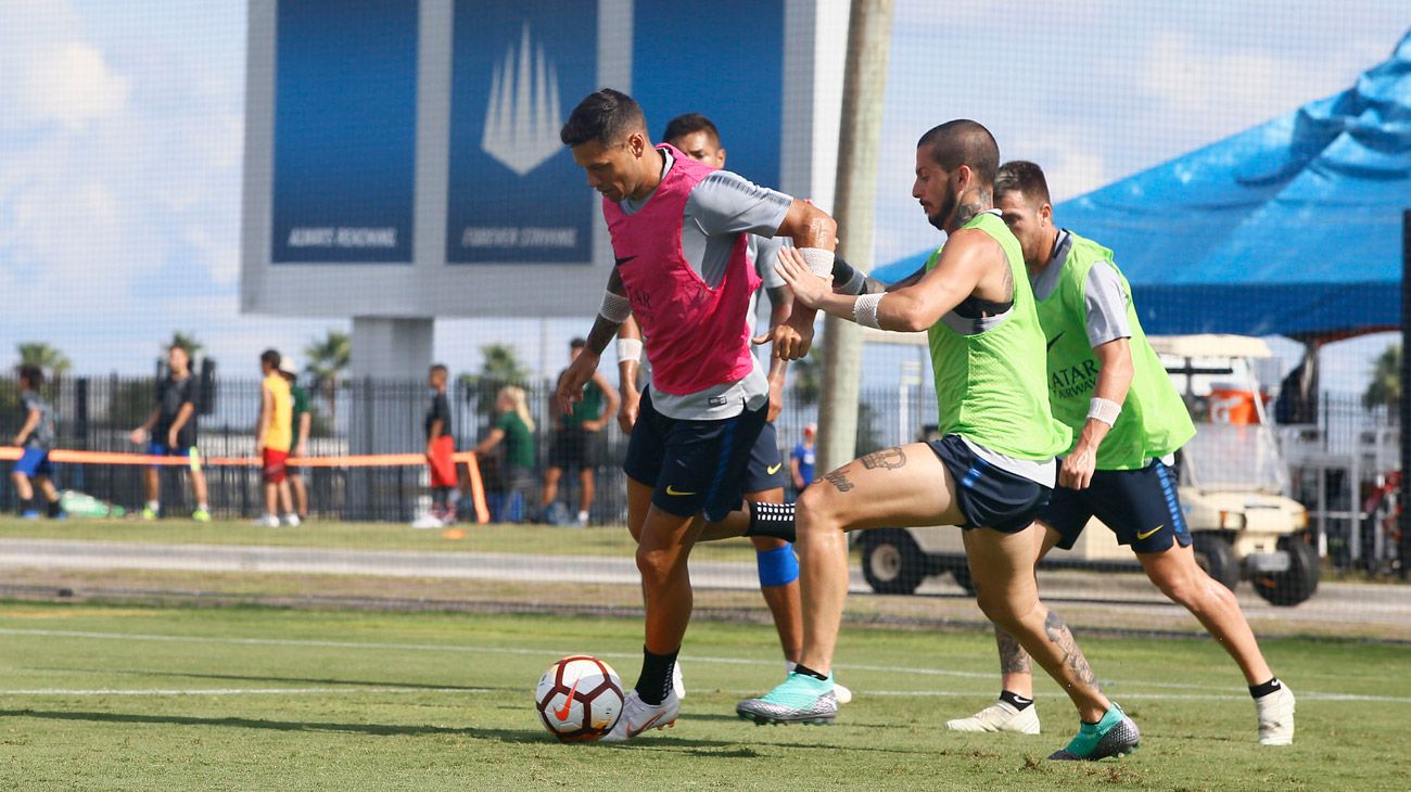 Boca entrena