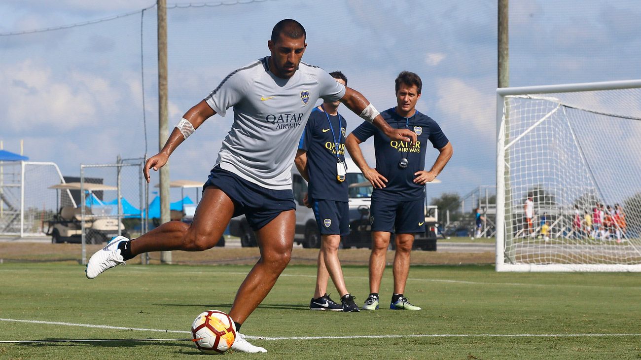 Boca entrena