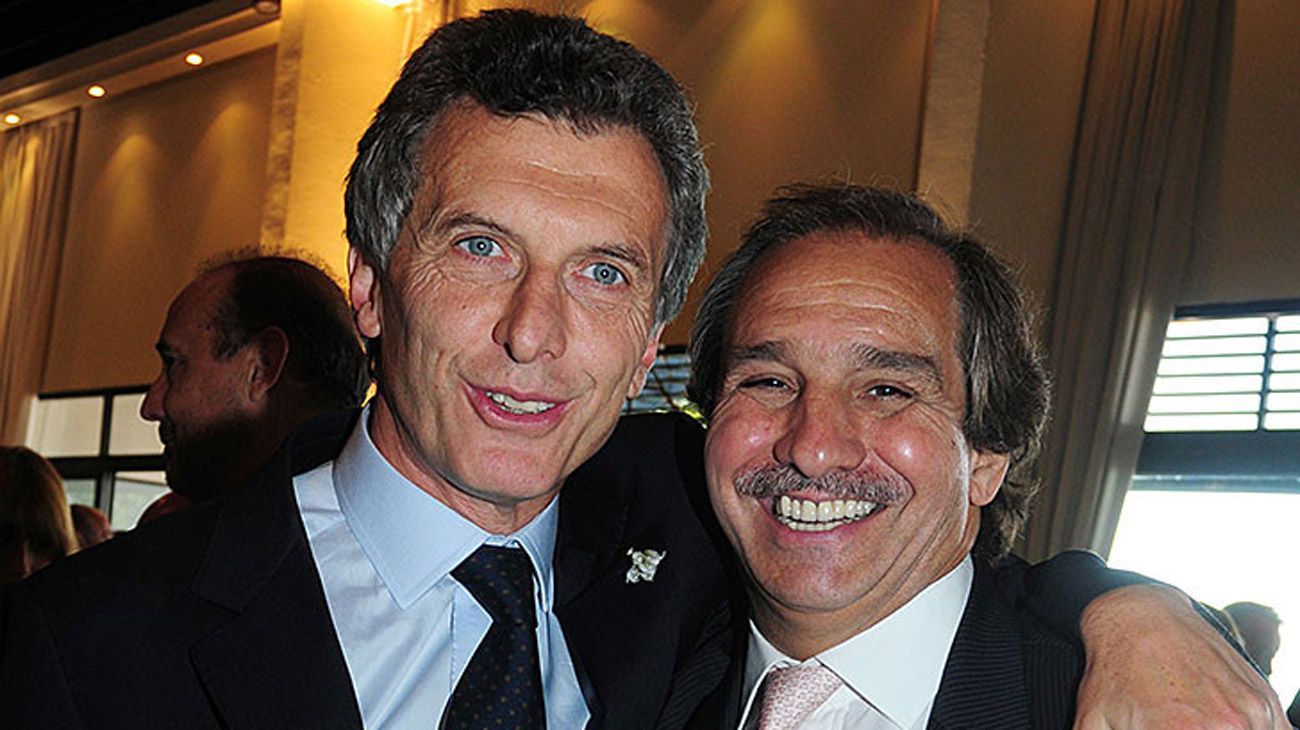 Macri y Nicolas Caputo.