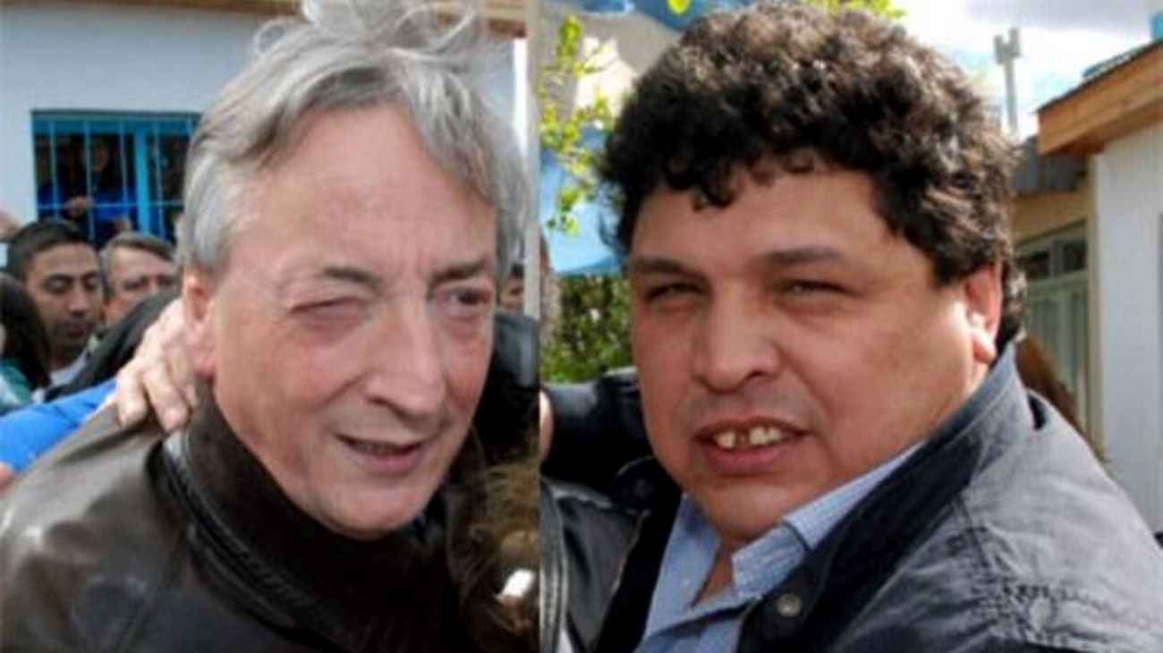 Néstor Kirchner y Rudi Olloa.